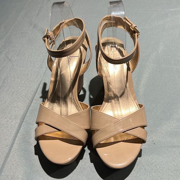NWOB Marc Fisher Wedge Sandals Size 10M.  B55 - Picture 3 of 8